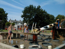 Een zomerdag in de speeltuin